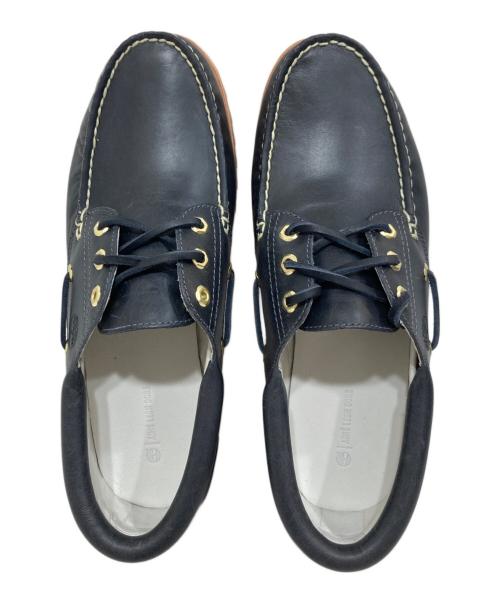 Timberland（ティンバーランド）Timberland (ティンバーランド) Aime Leon Dore (エメ レオン ドレ) 3 eye Classic Lug デッキシューズ ネイビー サイズ:8.5の古着・服飾アイテム