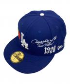 New Eraニューエラ）の古着「ベースボールキャップ」｜ブルー