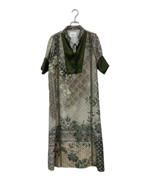 Ameri（アメリ）Ameri (アメリ) CAMILLA KAFTAN DRESS/カミラカフタンドレス グリーン サイズ:SIZE Sの古着・服飾アイテム
