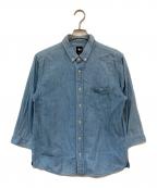 stussyステューシー）の古着「00’S ボタンダウンシャツ」｜スカイブルー