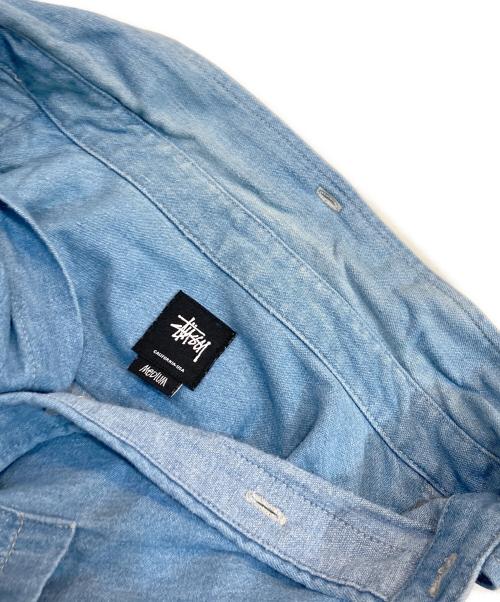 stussy（ステューシー）stussy (ステューシー) 00’S ボタンダウンシャツ スカイブルー サイズ:MEDIUMの古着・服飾アイテム