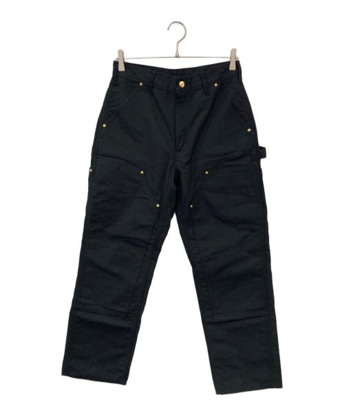 CarHartt（カーハート）CarHartt (カーハート) FIRM DUCK DOUBLE-FRONT UTILITY WORK PANT/ファームダックダブルフロントユーティリティーワークパンツ ブラック サイズ:SIZE 30の古着・服飾アイテム