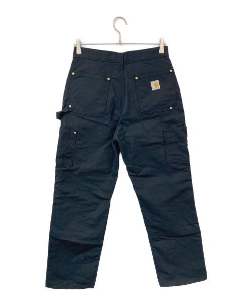 CarHartt（カーハート）CarHartt (カーハート) FIRM DUCK DOUBLE-FRONT UTILITY WORK PANT/ファームダックダブルフロントユーティリティーワークパンツ ブラック サイズ:SIZE 30の古着・服飾アイテム