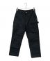CarHartt（カーハート）の古着「FIRM DUCK DOUBLE-FRONT UTILITY WORK PANT/ファームダックダブルフロントユーティリティーワークパンツ」｜ブラック