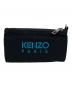 KENZO (ケンゾー) タイガー刺繍ジップポーチ ブラック：4000円
