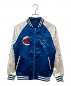 SANTA CRUZサンタクルーズ）の古着「スタジャン」｜ブルー