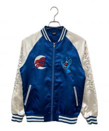 SANTA CRUZ（サンタクルーズ）の古着「スタジャン」｜ブルー