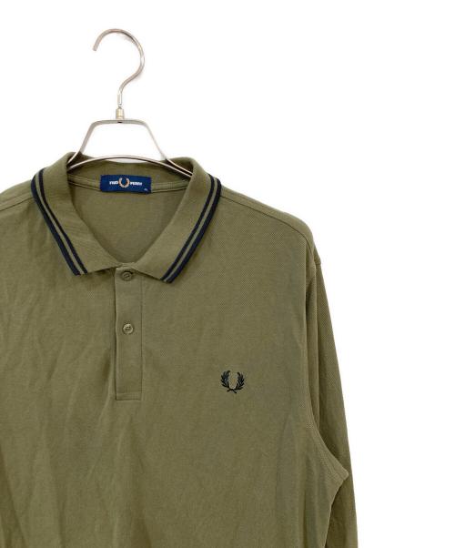 FRED PERRY（フレッドペリー）FRED PERRY (フレッドペリー) テープド ロングスリーブ Tシャツ ブラック サイズ:SIZE Lの古着・服飾アイテム