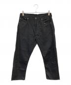 WAREHOUSEウエアハウス）の古着「Lot 1096 PIQUE PANTS WAREHOUSE/ロット1096 ピケパンツウェアハウス」｜ブラック