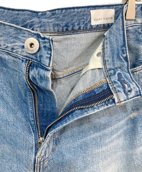 upper hights（アッパーハイツ）upper hights (アッパーハイツ) 別注 THE HIM ワイドストレートデニム インディゴ サイズ:SIZE 25の古着・服飾アイテム