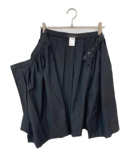 NOT CONVENTIONAL（ノットコンベンショナル）NOT CONVENTIONAL (ノットコンベンショナル) ラップスカート ブラック サイズ:FREEの古着・服飾アイテム