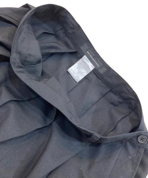 NOT CONVENTIONAL（ノットコンベンショナル）NOT CONVENTIONAL (ノットコンベンショナル) ラップスカート ブラック サイズ:FREEの古着・服飾アイテム