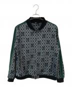 glambグラム）の古着「Glitter Monogram Jersey グリッターモノグラムジャージ」｜グレー