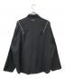 ADRER (アドラー) ジップデザインシャツジャケット ブラック サイズ:SIZE L：4000円