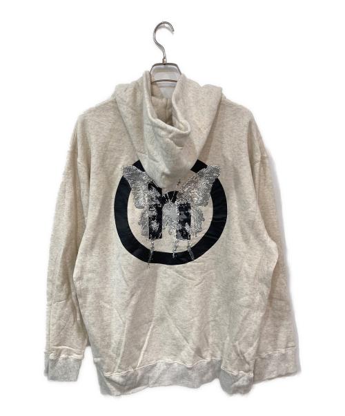 Needles（ニードルズ）Needles (ニードルズ) HIDDEN (ヒドゥン) SWEAT HOODY アイボリー サイズ:XLの古着・服飾アイテム