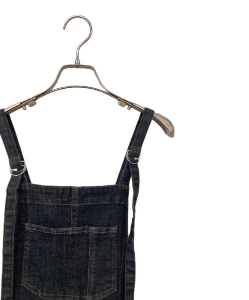 THREE DOTS（スリードッツ）THREE DOTS (スリードッツ) Denim jumper skirt/デニムジャンパースカート ブラック サイズ:不明の古着・服飾アイテム