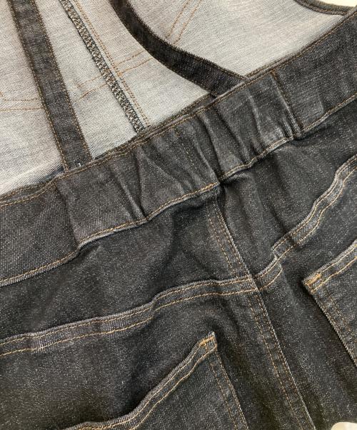 THREE DOTS（スリードッツ）THREE DOTS (スリードッツ) Denim jumper skirt/デニムジャンパースカート ブラック サイズ:不明の古着・服飾アイテム