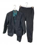 TOMORROW LAND collectionトゥモローランドコレクション）の古着「スーパーファインサキソニー セットアップスーツ」｜ブラック
