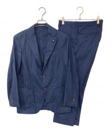 LARDINI（ラルディーニ）の古着「easy wear セットアップスーツ」｜ネイビー