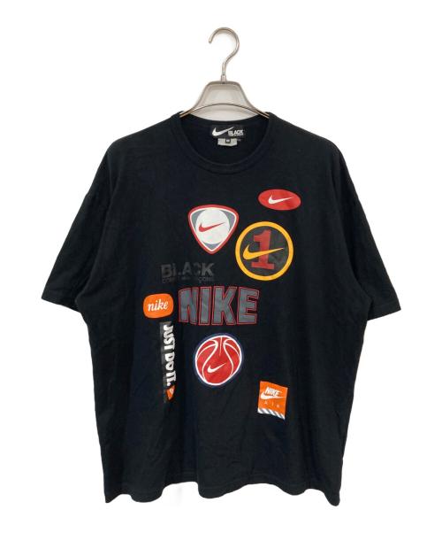 BLACK COMME des GARCONS（ブラックコムデギャルソン）BLACK COMME des GARCONS (ブラックコムデギャルソン) NIKE (ナイキ) プリントTシャツ ブラック サイズ:SIZE Mの古着・服飾アイテム