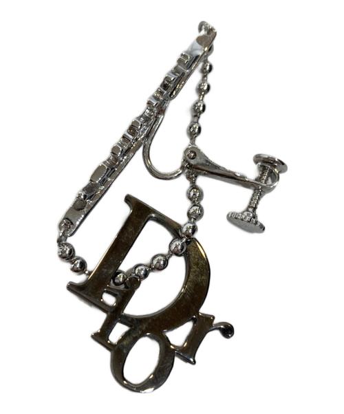 Christian Dior（クリスチャン ディオール）Christian Dior (クリスチャン ディオール) ボールチェーンイヤリング シルバーの古着・服飾アイテム