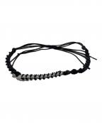 DIOR HOMMEディオール オム）の古着「編み込みブレスレット」｜ブラック