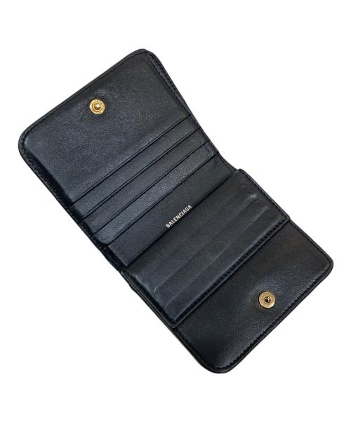 BALENCIAGA（バレンシアガ）BALENCIAGA (バレンシアガ) 2つ折り財布 ブラックの古着・服飾アイテム