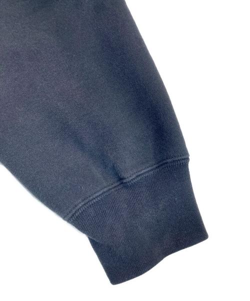 SUPREME（シュプリーム）SUPREME (シュプリーム) Leather Applique Zip Up Hooded Sweatshirt/レザーアップリケジップアップフーデッドセーターシャツ ブラック サイズ:SIZE Sの古着・服飾アイテム