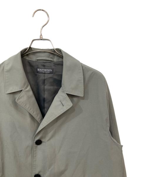 BEAUTY&YOUTH（ビューティーアンドユース）BEAUTY&YOUTH (ビューティーアンドユース) シャンブレー ドルマンコート グレー サイズ:SIZE Lの古着・服飾アイテム