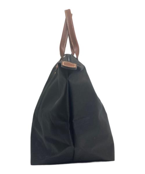 LONGCHAMP（ロンシャン）LONGCHAMP (ロンシャン) ナイロントートバッグ ブラックの古着・服飾アイテム