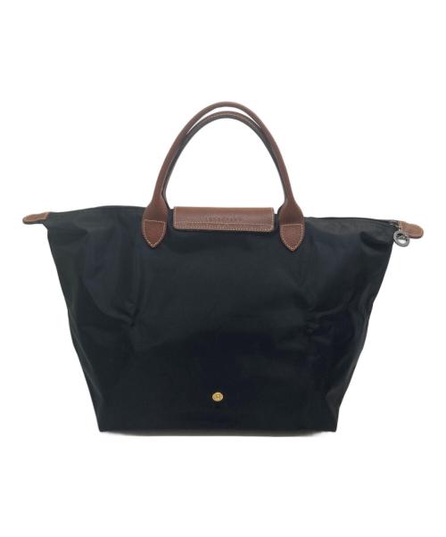 LONGCHAMP（ロンシャン）LONGCHAMP (ロンシャン) ナイロントートバッグ ブラックの古着・服飾アイテム