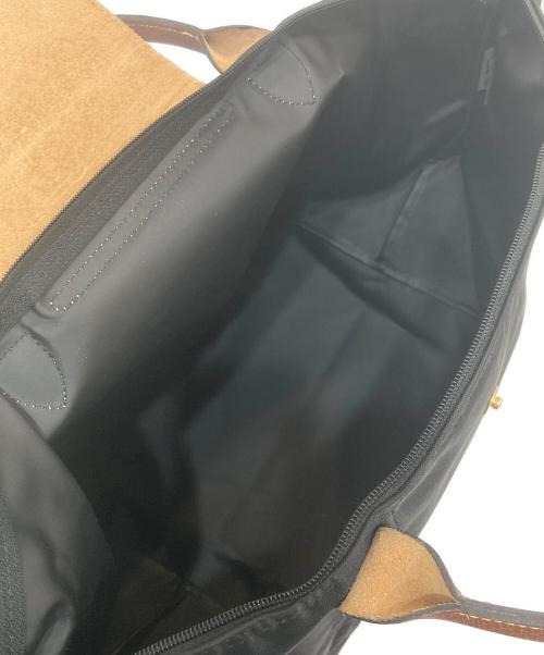 LONGCHAMP（ロンシャン）LONGCHAMP (ロンシャン) ナイロントートバッグ ブラックの古着・服飾アイテム