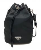 PRADAプラダ）の古着「RE-NYLON巾着バッグ」｜ブラック