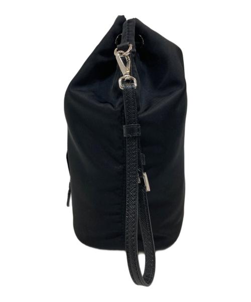 PRADA（プラダ）PRADA (プラダ) RE-NYLON巾着バッグ ブラックの古着・服飾アイテム