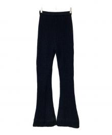 FUMIE=TANAKA（フミエタナカ）の古着「ニットパンツ」｜ブラック