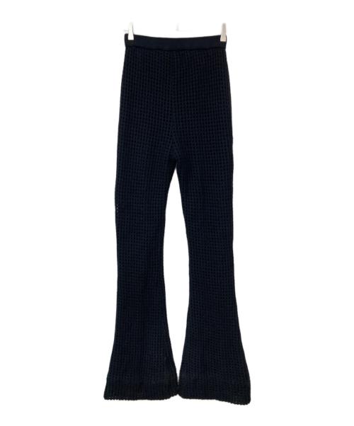 FUMIE=TANAKA（フミエタナカ）FUMIE=TANAKA (フミエタナカ) ニットパンツ ブラック サイズ:不明の古着・服飾アイテム