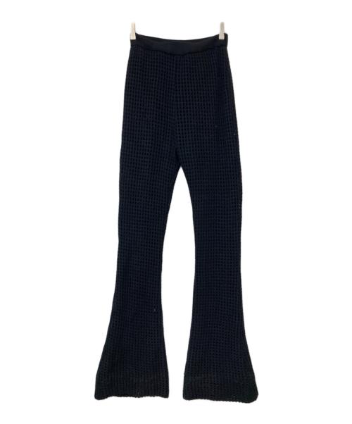 FUMIE=TANAKA（フミエタナカ）FUMIE=TANAKA (フミエタナカ) ニットパンツ ブラック サイズ:不明の古着・服飾アイテム
