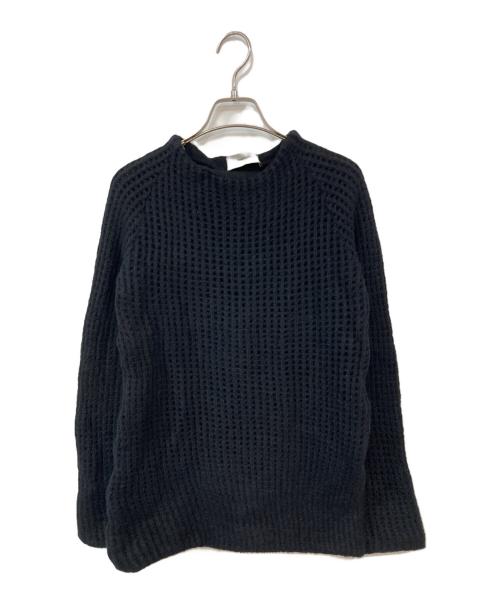 FUMIE=TANAKA（フミエタナカ）FUMIE=TANAKA (フミエタナカ) ワッフルニット ブラック サイズ:不明の古着・服飾アイテム