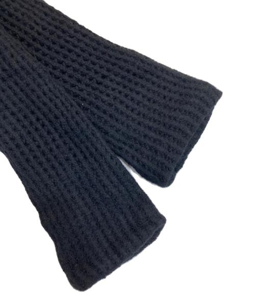 FUMIE=TANAKA（フミエタナカ）FUMIE=TANAKA (フミエタナカ) ワッフルニット ブラック サイズ:不明の古着・服飾アイテム