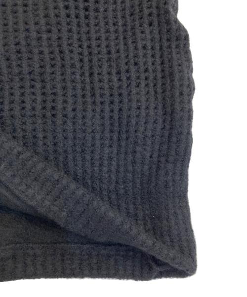 FUMIE=TANAKA（フミエタナカ）FUMIE=TANAKA (フミエタナカ) ワッフルニット ブラック サイズ:不明の古着・服飾アイテム