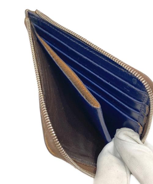 Whitehouse Cox（ホワイトハウスコックス）Whitehouse Cox (ホワイトハウスコックス) L字ウォレット ブラウンの古着・服飾アイテム