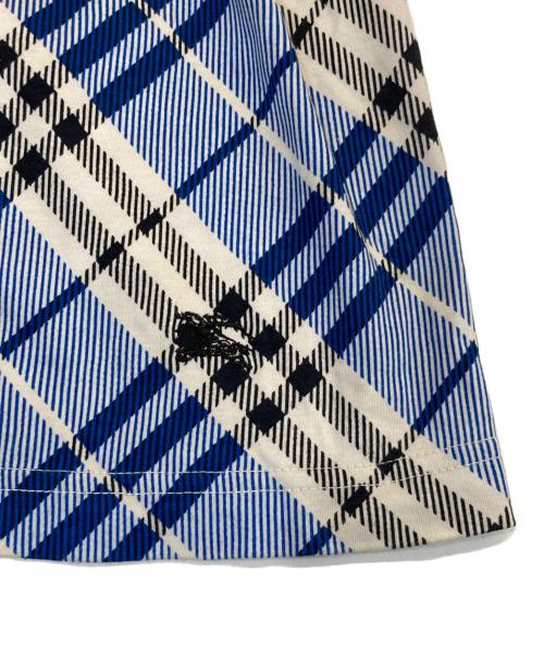 BURBERRY BLUE LABEL（バーバリー ブルー レーベル）BURBERRY BLUE LABEL (バーバリーロンドンブルーレーベル) チェックワンピース ブルー サイズ:SIZE 38の古着・服飾アイテム