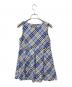 BURBERRY BLUE LABEL (バーバリーロンドンブルーレーベル) チェックワンピース ブルー サイズ:SIZE 38：5000円