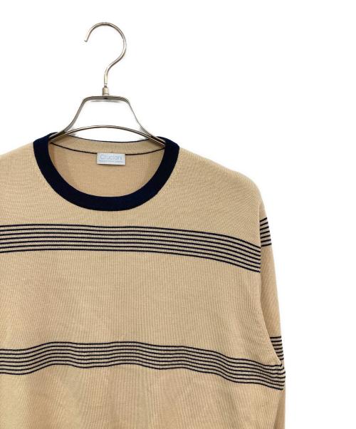 Cruciani（クルチアーニ）Cruciani (クルチアーニ) カシミヤ混ニット ベージュ サイズ:SIZE 50の古着・服飾アイテム