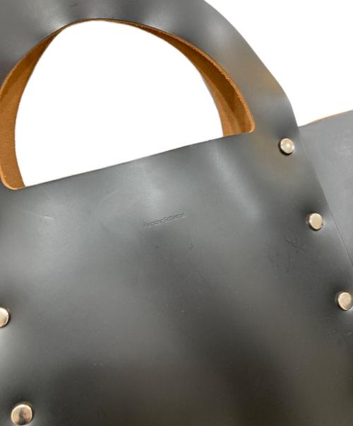 HENDER SCHEME（エンダースキーマ）HENDER SCHEME (エンダースキーマ) レザートートバッグ ブラックの古着・服飾アイテム