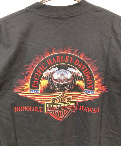 HARLEY-DAVIDSON（ハーレーダビッドソン）HARLEY-DAVIDSON (ハーレーダビッドソン) 00’s プリントTシャツ ブラック サイズ:SIZE Mの古着・服飾アイテム