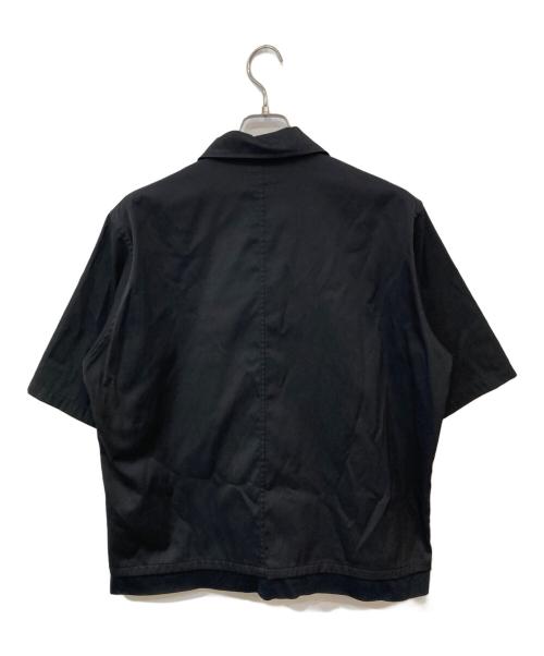 ALLEGE（アレッジ）ALLEGE (アレッジ) ジップアップシャツ ブラック サイズ:SIZE 4の古着・服飾アイテム