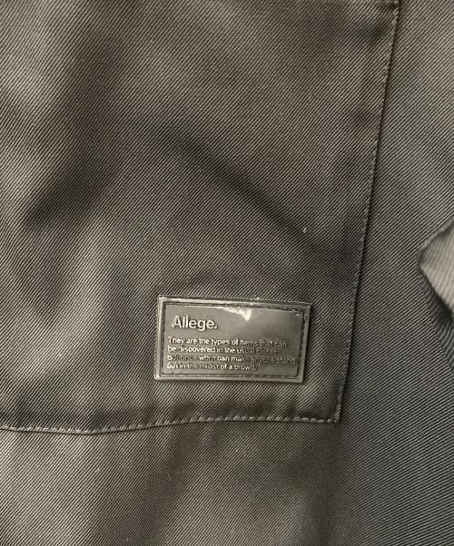 ALLEGE（アレッジ）ALLEGE (アレッジ) ジップアップシャツ ブラック サイズ:SIZE 4の古着・服飾アイテム
