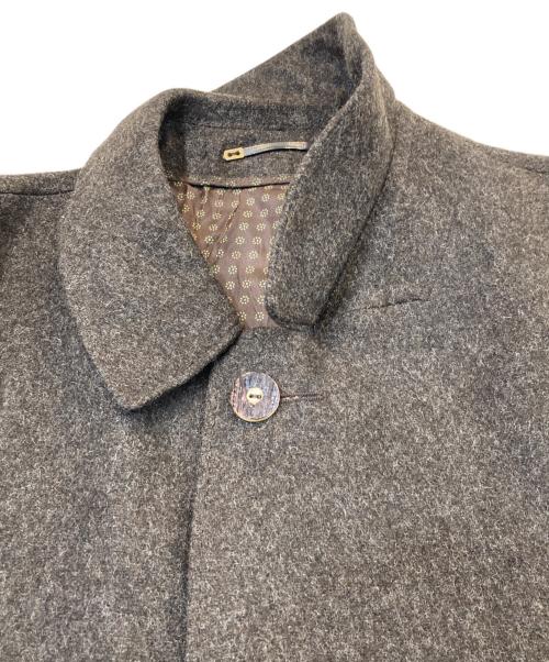 JULIUS LANG（ジュリアス・ラング）JULIUS LANG (ジュリアス・ラング) ウールステンカラーコート ブラウン サイズ:不明の古着・服飾アイテム