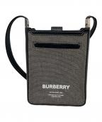 BURBERRYバーバリー）の古着「ミニホスペリークロスバッグ」｜グレー